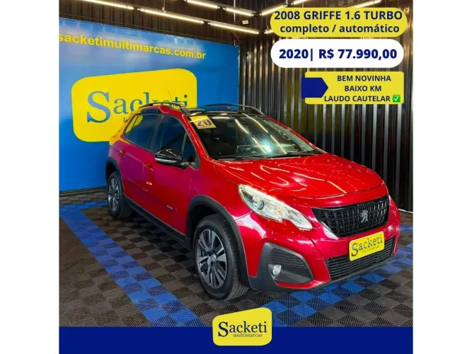 Peugeot 2008 Griffe 1.6 Flex 16V 5P Aut. 2020