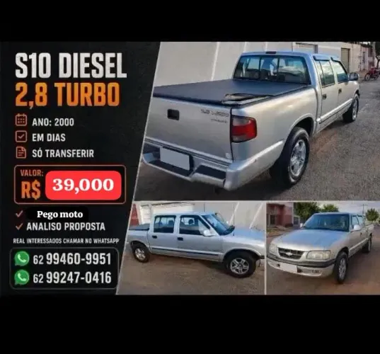 Chevrolet S10 Pick-up Luxe 2.8 4X2 CD TB Int.dies. 2000