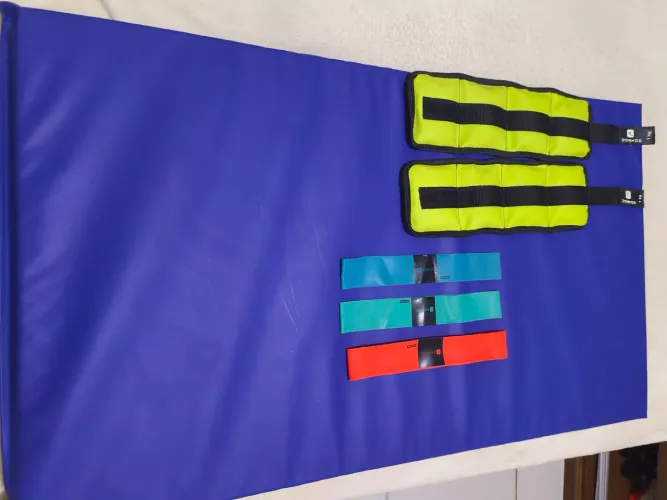 Kit Fitness Domyos + Colchonete - Excelente Estado