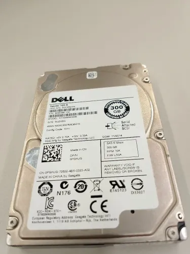 HD SAs 300gb Dell 2.5 15k 6gbs para servidores Dell, Hp e outros tenho gavetas ou sem