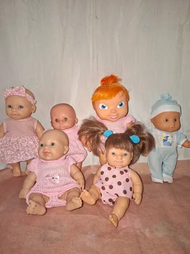 Lote 6 Lindas Bonecas Pequenas