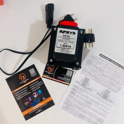 Conversor e Voltagem com 1500 VA Bivolt - 220 para 100 e 110 para 220V