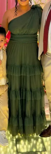 Vestido Festa verde