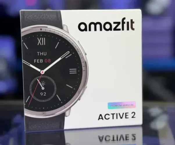 SMARTWATCH AMAZFIT ACTIVE 2 PRETO PREMIUM - NOVO