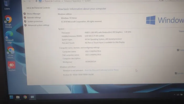 Notebook Samsung
