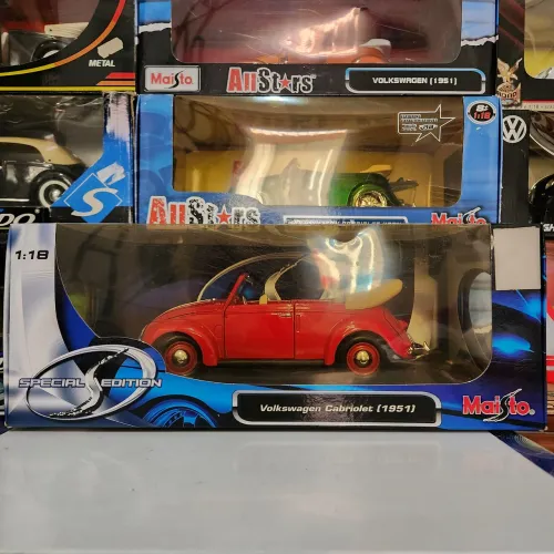 Fusca Miniatura - Maisto Volkswagen Cabriolet 1951 