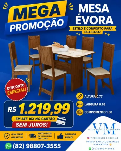 PROMOÇÃO MESA ÉVORA