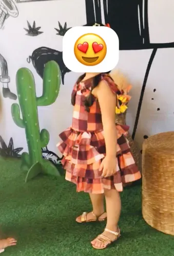 VESTIDO XADREZ INFANTIL