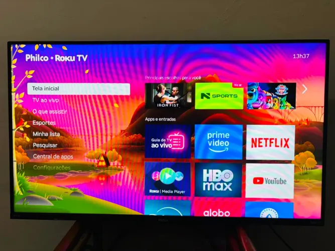 Smart tv Philco Roku 40 polegadas impecável