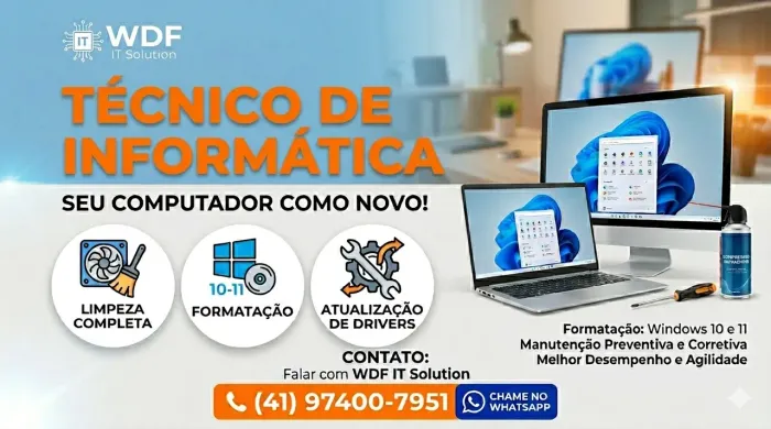 Formatação Windows 10/11 + Limpeza e Drivers
