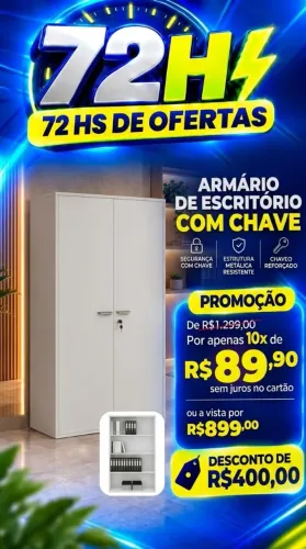 Armário de Escritório Com Chave