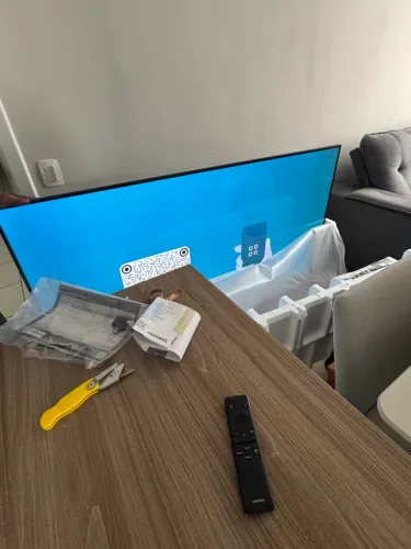 Smart TV Samsung 75" Polegadas QLED Ultra 4K Q7F 2025, Processador com Al 
