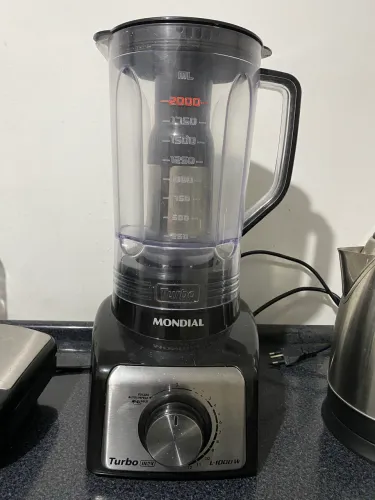 Liquidificador Mondial Turbo inox 