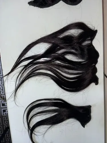 Tela de cabelo humano 40 ctm so pra preencher