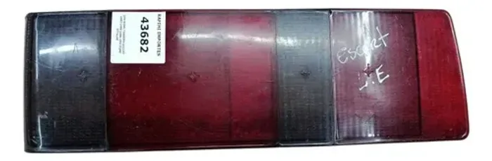 Lanterna Escort 1987 1989 Fume Traseira Esquerda Detalhe Esquerdo/motorista Vermelho
