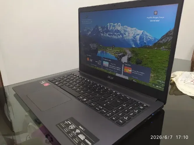Notebook Acer Aspire 3 AMD Ryzen 5-3500U, 8GB RAM, SSD 512GB NVMe, 15.6" HD,