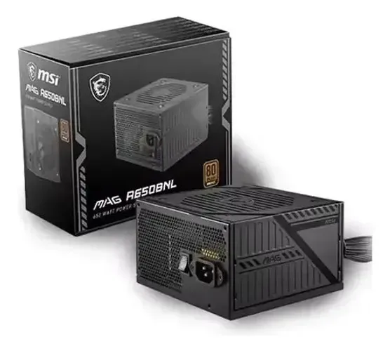 Fonte MSI MAG 650w 80 plus