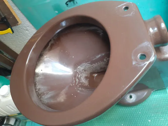 Vaso sanitario deca cor:marron caramelo!