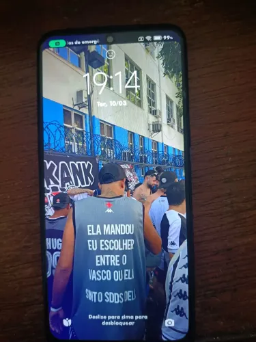 Xiaomi Redmi Note 10S 64GB Funcionando - Tela trincada
