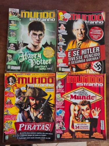 Coleção Revista Mundo Estranho - 85 Edições (2002 a 2011) - Excelente Estado