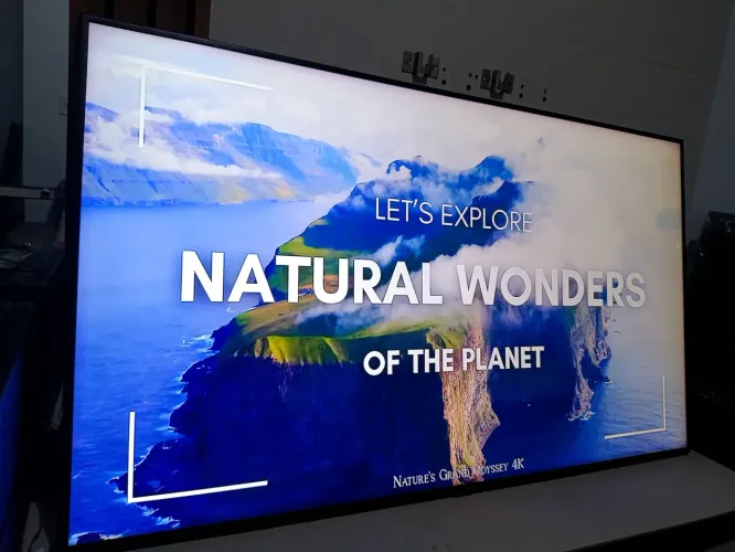 Tv 55 polegadas Smart tv 4k internet wi-fi controle 