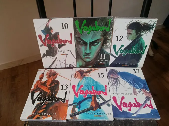 Mangás vagabond do 10 ao 13 + 15 e 17