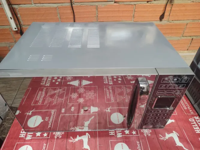 Microondas Espelhado 26L estado de novo.