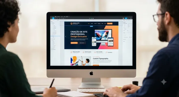 Criação de site profissional 