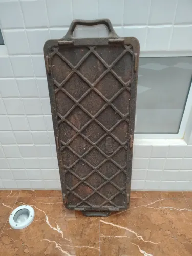 Chapa de ferro fundido panela mineira