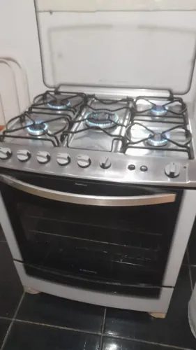 Fogão Electrolux forno duplo elétrico gaz