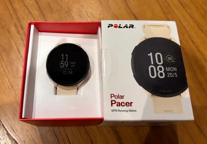 Relógio Esportivo Polar Pacer Gps Running White