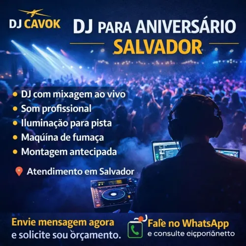 DJ + Iluminação para Eventos
