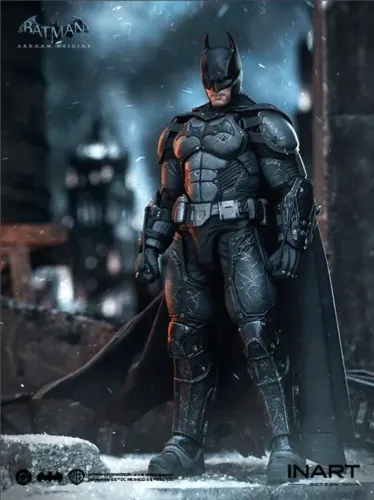 Batman: Arkham Origins InArt Batman (Battle Damaged Ver.) Escala/12 