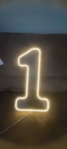 1 Ano em Led - Led de Letra e Número - Para Festa