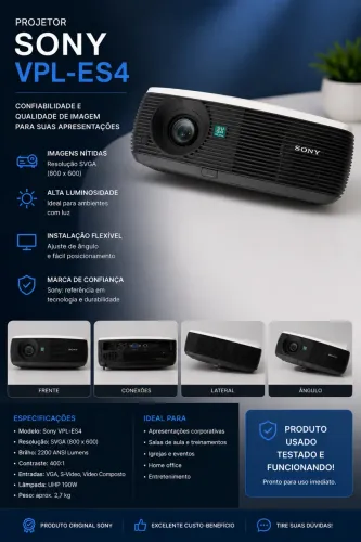Projetor Sony VPL-ES4