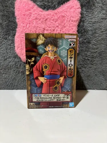 Figure Luffy - Versão Wano - Linha DXF Bandai
