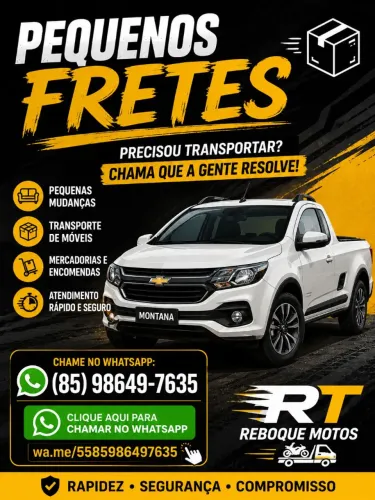 Fazemos pequenos fretes