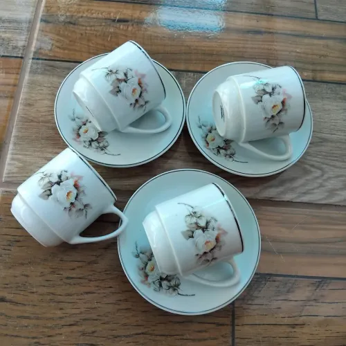 4 xicaras de café porcelana schimth