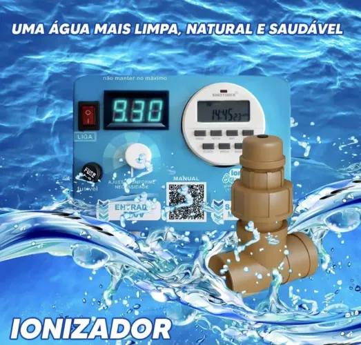 Ionizador GlobalMar para piscina de até 40 mil litros
