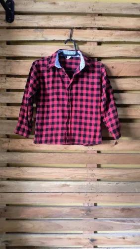 Blusão Xadrez Flanelado Infantil