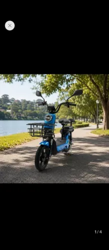 Bicicleta Elétrica Bike Scooter Bateria 500w Aro 14
