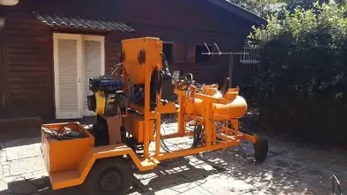 Máquina de pintura de sinalização viária 