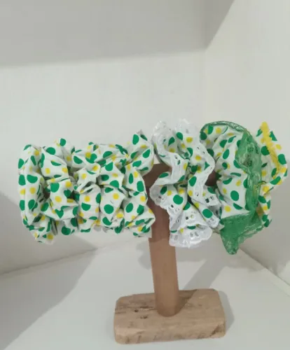 Scrunchies acessórios para cabelos 