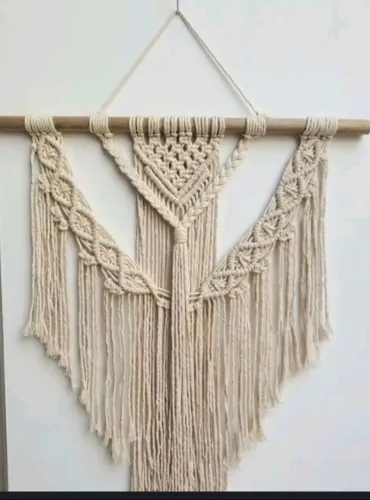 Macramé artesanato feito a mão