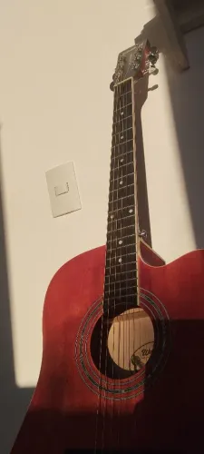 Violão de aço/semi-novo elétrico acústico