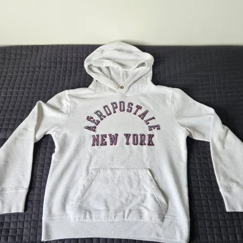 Moletom Aeropostale New York Cinza Claro - M