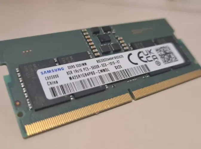 Memória RAM 8GB DDR5 5600MHz SODIMM Samsung para Notebook