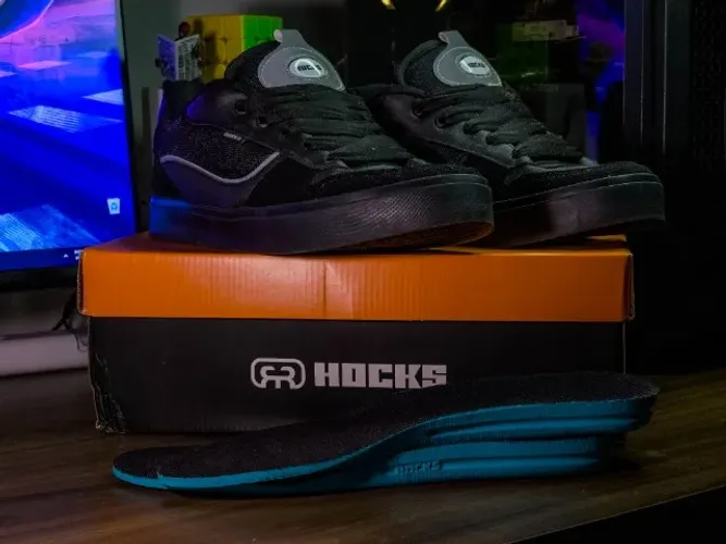 Tênis Hocks Puff Preto Refletivo