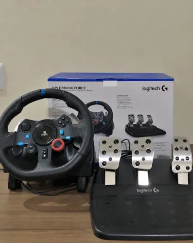 Volante Logitech G29 - Caixa Nota fiscal e Garantia