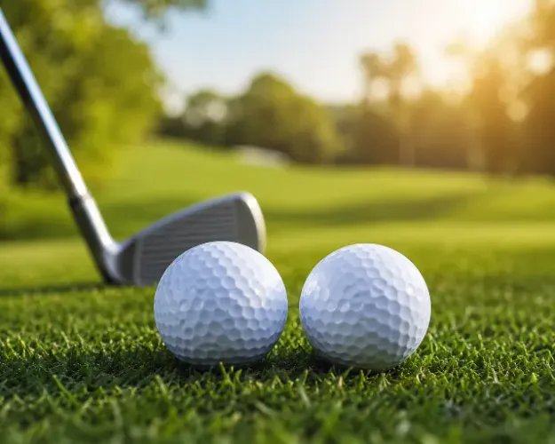 Kit com 2 Bolas de Golfe para Treino, Jogo ou Coleção